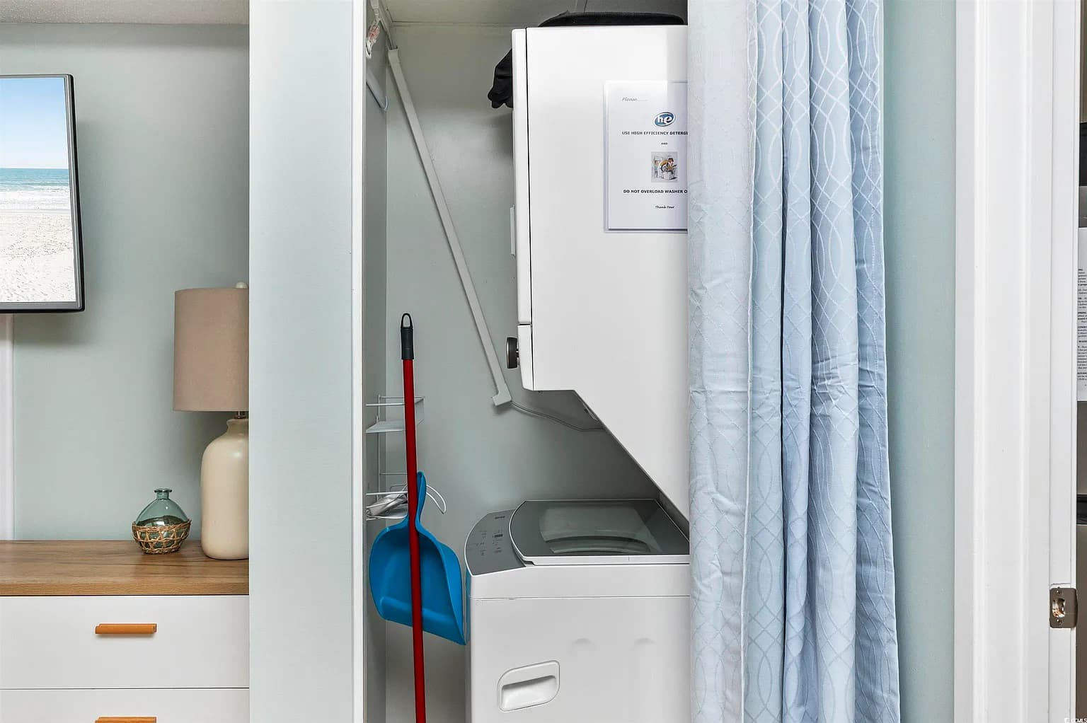 In-unit washer and dryer
